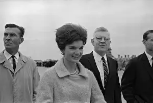 Rhode Island Prints: Close up Portrait of Jacqueline Kennedy