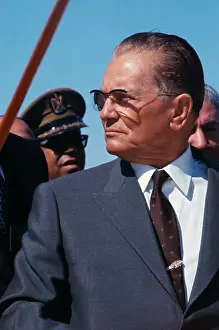 Close up Portrait of Josip Broz Tito