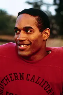 Simpson Prints: Close up Portrait of OJ Simpson