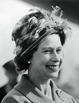 Close up Portrait of Queen Elizabeth