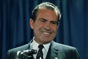 Close up Portrait of Richard Nixon
