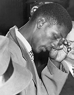 Close up Portrait of Sherman White at Hearing