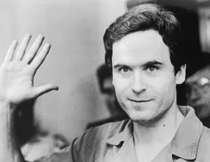 Bundy Prints: Close Up Portrait of Ted Bundy Waving