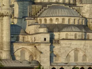 Blue Mosque Prints: Close-up of the Blue mosque in Istanbul, Turkey
