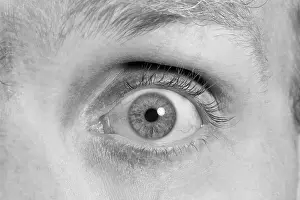 Shock Prints: Close-Up Of An Eye