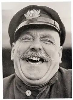 Close-Up of Laughing Man