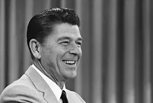 Close-up Of Ronald Reagan