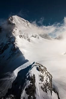 Close up view of Jungfrau joch