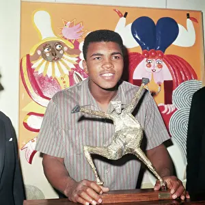 Closeup Of Boxer Cassius Clay