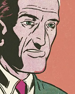 Businesspeople Prints: Closeup of a Man