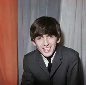 Closeup Photograph Of George Harrison