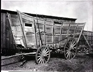 Prairie Prints: Closeup Showing Detail Of Wagon