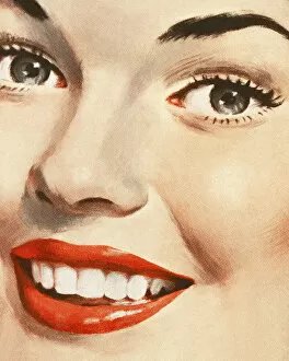 Closeup of a Smiling Person