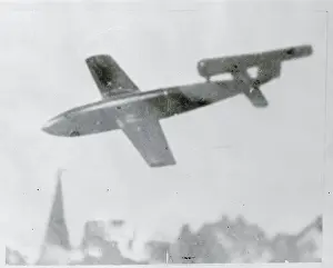 Closeup of a V-i Germany Flying Bomb