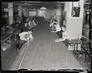 Tailor Prints: Clothing Factory Making Army Coats