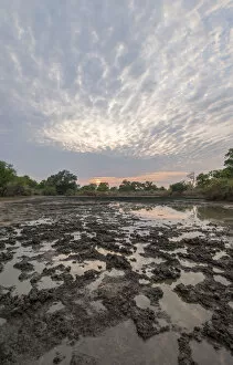 Images Dated 16th November 2015: Cloud formations, Kanga Pan, Mana Pools National Park, Zimbabwe