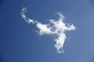 A cloud in the sky