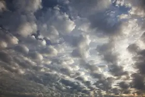 Tender Prints: Clouds Over Chestermans Beach And Franks Island Near Tofino