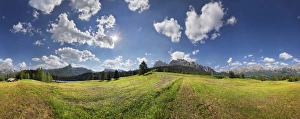 Images Dated 20th August 2011: Clouds over mountain, Pocol, Cortina d Ampezzo, Veneto, Italy
