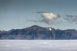 Faroe Islands Collection: Clouds over the sea off Streymoy island, Mykines, Utoyggjar, Faroe Islands, Denmark