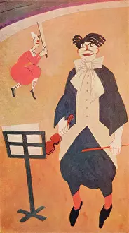 Musical Instrument Prints: The Clown