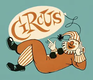 Clown With Circus Balloon