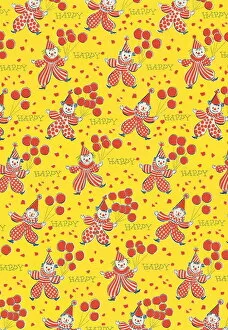 Illustration And Painti Gallery: Clown pattern