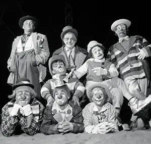 Clown Prints: Clowns from the German International Circus Heros