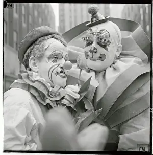 Clowns in Full Makeup