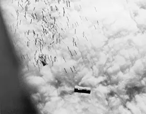 Low Clouds Prints: Cluster Bombs Falling on Germany