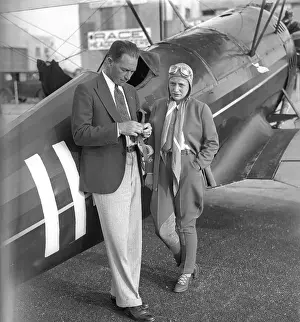 Clyde Fangborn and Margey Doig Before Race