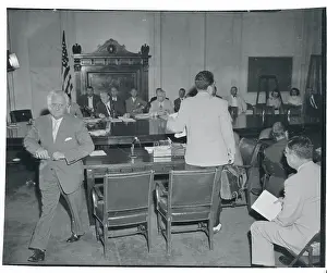 Clyde Powell Leaving the Witness Chair