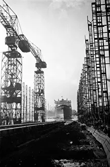 Crane Prints: Clydeside Cranes