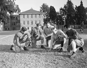 Coach Prints: Coach Howard Jones Preparing Players