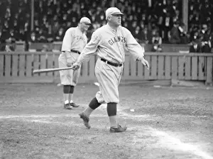 Practice Prints: Coach John Mcgraw Batting at Practice