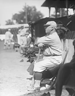 Practice Prints: Coach John McGraw Sitting in Dugout