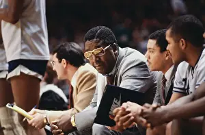 Anxiety Prints: Coach John Thompson on the Sidelines at Georgetown University Game