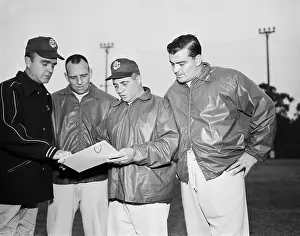 Coach Lombardi Explaining Football Plays