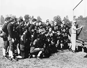 Columbus Prints: Coach Showing Football Play