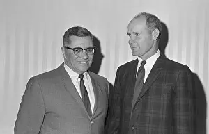 Coach Vince Lombardi and Tom Landry