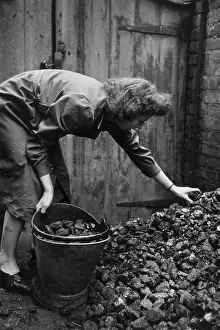 Charity And Relief Prints: Coal Bucket
