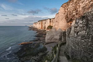 Images Dated 6th May 2012: Coast with chalk cliffs, Etretat, Normandy, France