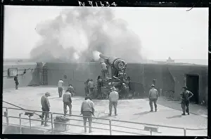 Coast Defense Guns Firing