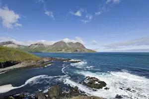 Images Dated 10th August 2011: Coast, view of Heraosfloi bay, Bakkageroi, Iceland, Europe