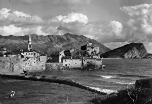 Landscape Europe T Prints: Coastal Town