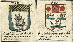 Images Dated 2nd March 2013: Coat of arms 17th century British company heraldry