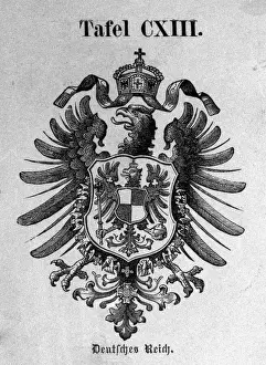 German Text Prints: Coat of Arms for a German State