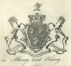 Images Dated 7th March 2013: Coat of arms Lord Blaney Monaghan