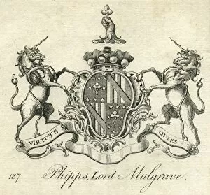 Images Dated 7th March 2013: Coat of arms Phipps Lord Mulgrave