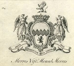 Images Dated 10th March 2013: Coat of arms Viscount Mount Morres Mountmorres 18th century